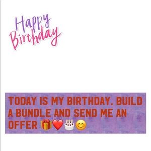 NAME YOUR BUNDLE PRICE IN CELEBRATION OF MY DAY